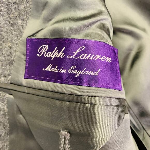 RALPH LAUREN Size 38 Regular Grey Black Heather Notch Lapel Sport Coat - Picture 7 of 9